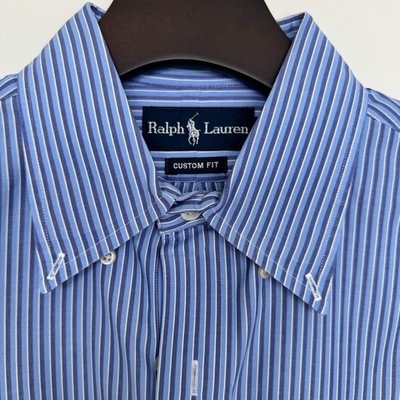 Ralph Lauren Mens custom fit button down dress shirt size M - Picture 1 of 8